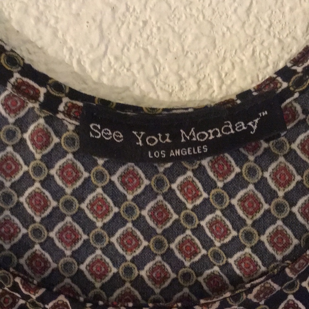 “See You Monday” Sleeveless Jumpsuit - Picture 5 of 5